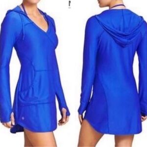 Athleta blue cover up